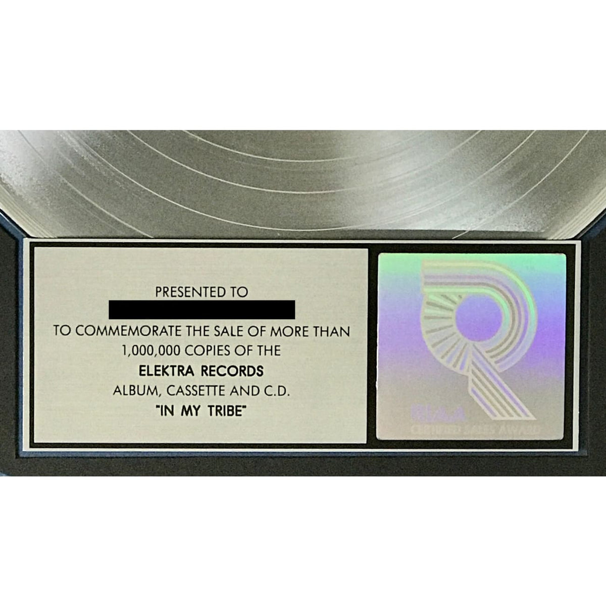 musicgoldmine.com - 10,000 Maniacs In My Tribe RIAA Platinum