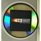 3 Doors Down Away From The Sun RIAA 3x Multi - Platinum LP Award - Record