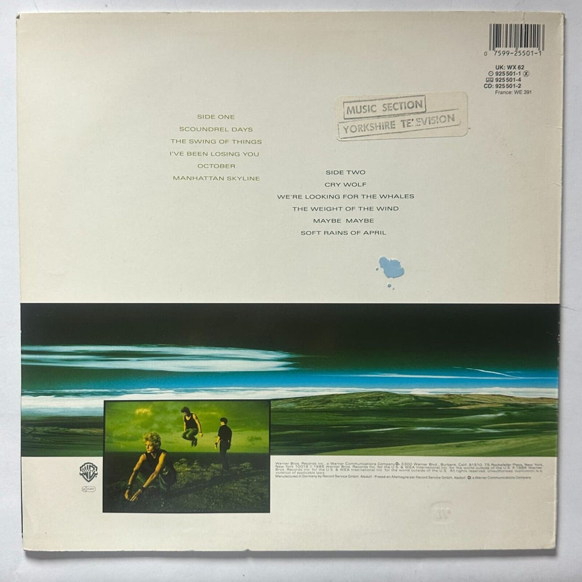musicgoldmine.com - a-ha Scoundrel Days Vinyl 1986 UK WX62