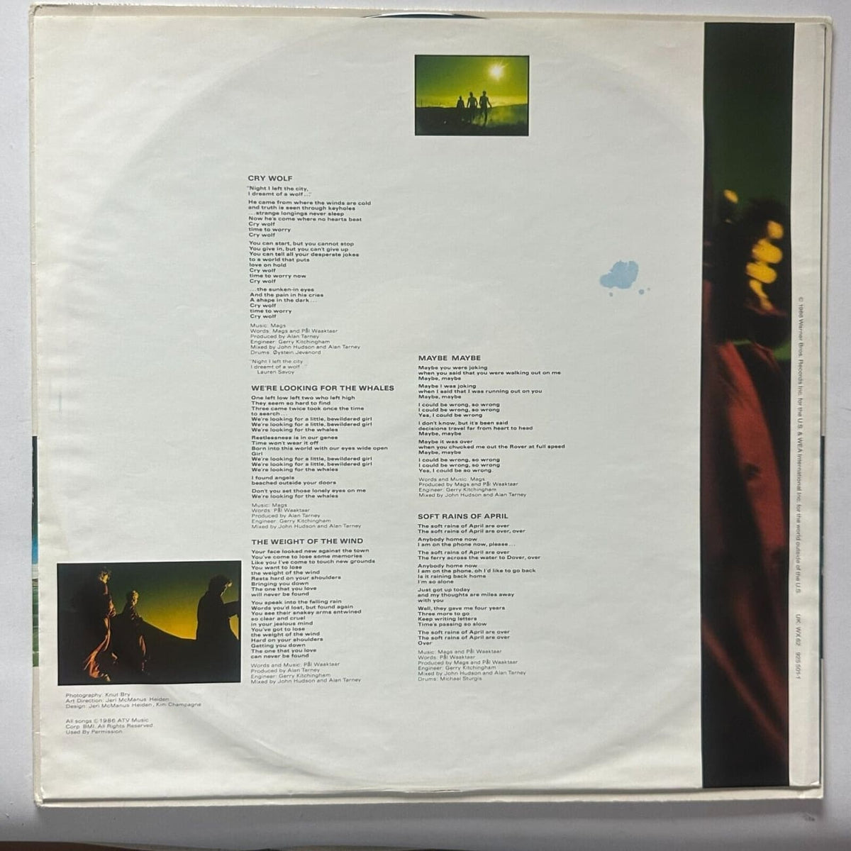 musicgoldmine.com - a-ha Scoundrel Days Vinyl 1986 UK WX62