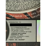 A Perfect Circle Mer de Noms RIAA Platinum Award - Record