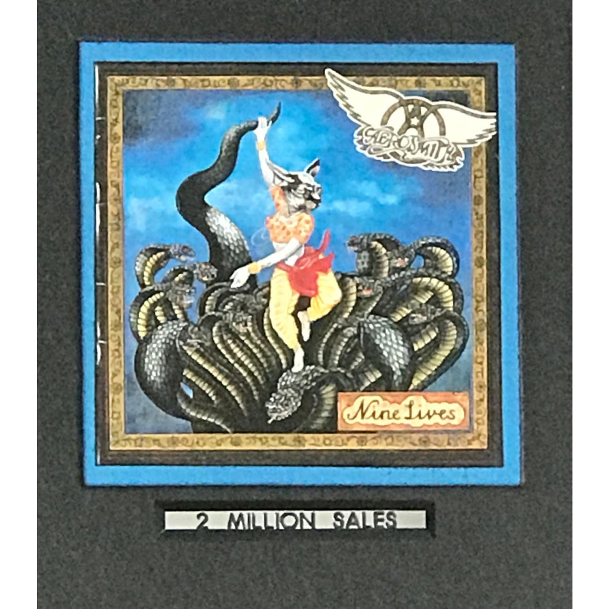 musicgoldmine.com - Aerosmith Nine Lives RIAA 2x Multi-Platinum