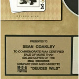 B.B. King Deuces Wild RIAA Gold Album Award - Record Award
