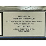 Bad Company Holy Water RIAA Platinum Album Award - Record Award