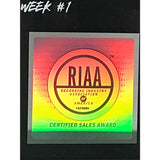 Bailey Zimmerman RIAA 2x Multi - Platinum Combo Award - Record