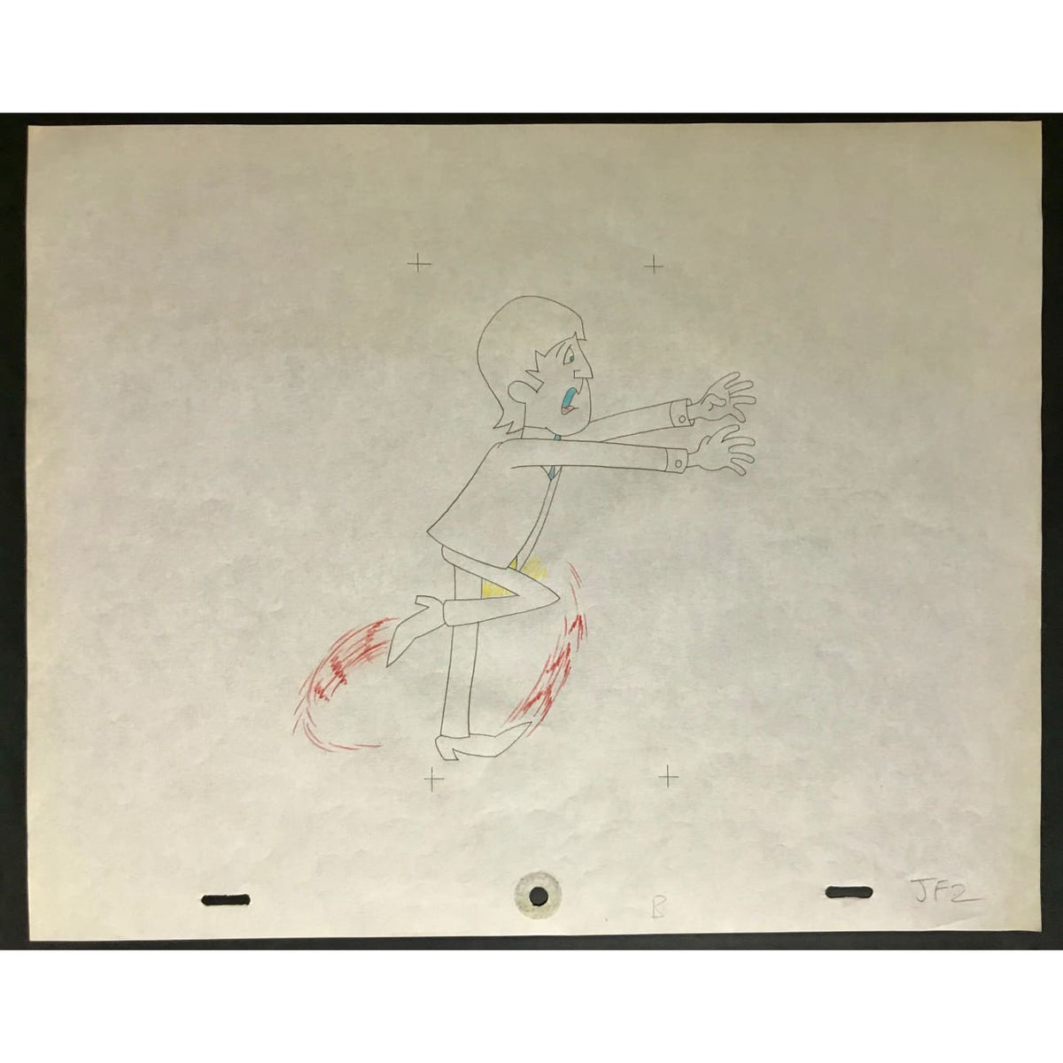 musicgoldmine.com - Beatles 1965-69 Cartoon - Framed Original