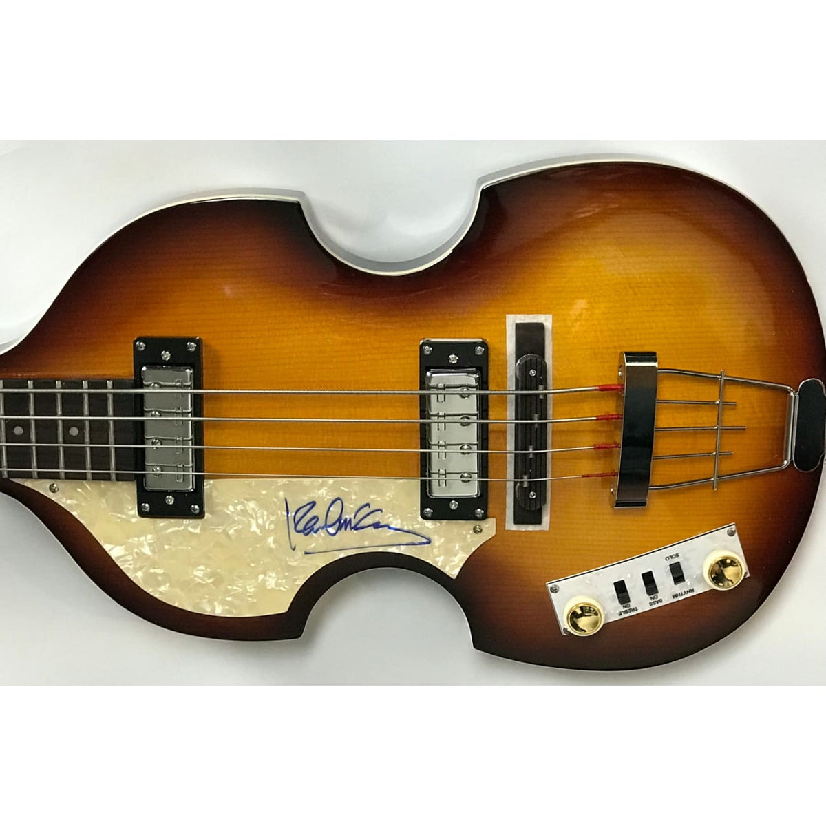 musicgoldmine.com Beatles Hofner Bass Signed McCartney w/Caiazzo & BAS - RARE – MusicGoldmine.com