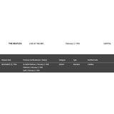 Beatles Live At The BBC RIAA 4x Platinum Album Award - Record Award