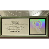 Beatles Live At The BBC RIAA 4x Platinum Album Award - Record Award