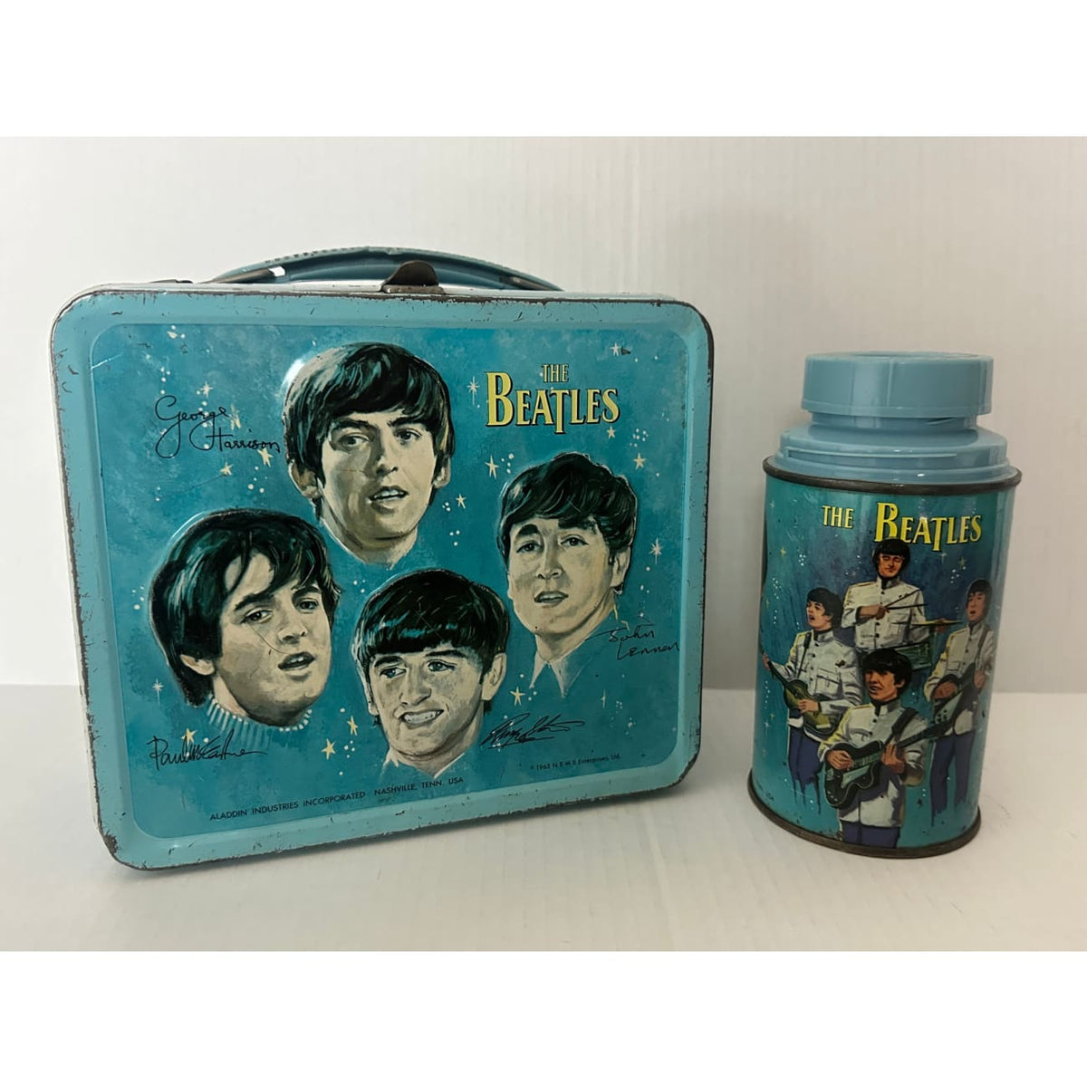  Beatles Original 1965 Lunchbox w/ Thermos (no