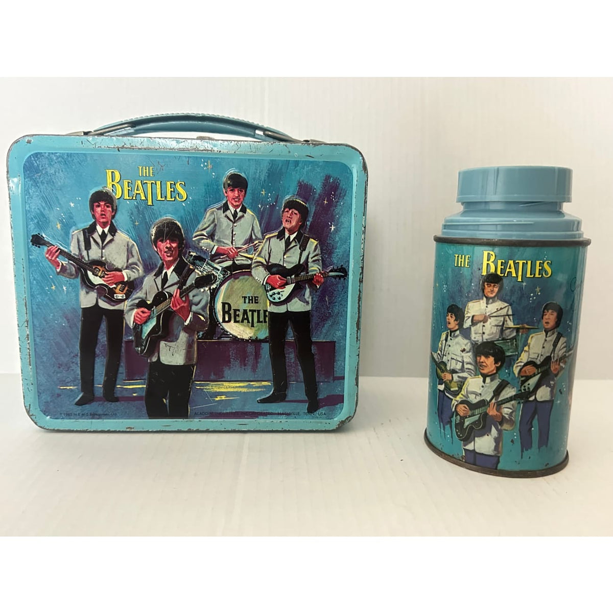  Beatles Original 1965 Lunchbox w/ Thermos (no cup) –