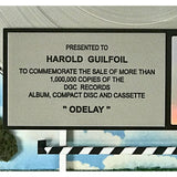 Beck Odelay RIAA Platinum Album Award - Record Award