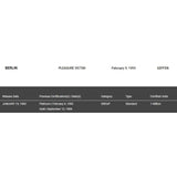 Berlin Pleasure Victim RIAA Gold LP Award - Record Award