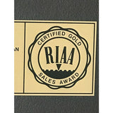 Billy Idol debut RIAA Gold Album Award - Record Award