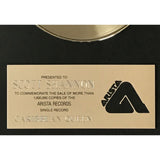 Billy Ocean Caribbean Queen (No More Love On The Run) Arista label award - Record Award