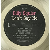 Billy Squier Don’t Say No RIAA Platinum Album Award - Record