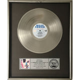 Billy Squier Signs Of Life RIAA Platinum Album Award - Record