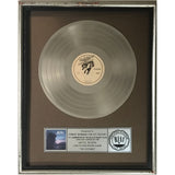 Bob Seger The Distance RIAA Platinum Album Award - Record Award