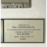 Bobby Brown Bobby RIAA Platinum Album Award - Record Award