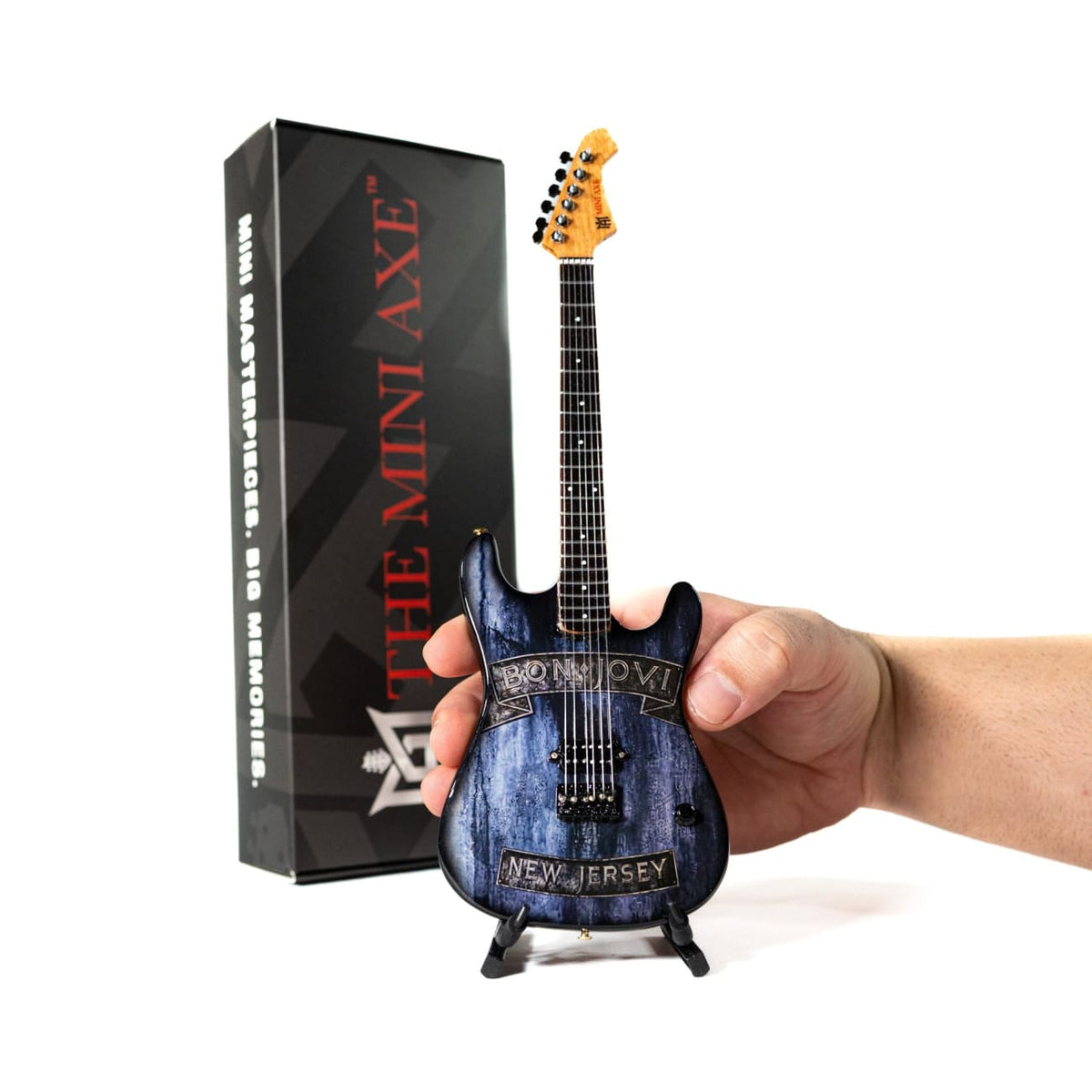 musicgoldmine.com - Bon Jovi New Jersey Mini Guitar