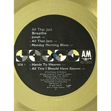 Breathe All That Jazz RIAA Gold Album Award - Record Award