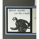 Bryan Adams Cuts Like A Knife RIAA Platinum Album Award - Record Award