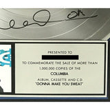 C + C Music Factory Gonna Make You Sweat RIAA Platinum LP Award signed by Freedom Williams - Record