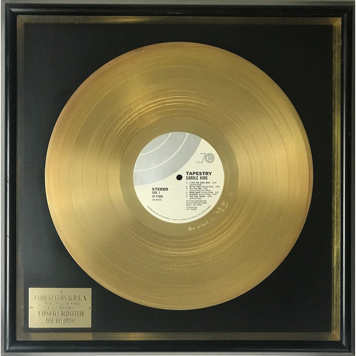 Steve Parsons – Dreams Of Gold 国内盤　レア musicgoldmine.com - Carole King Tapestry 1970s Disc Award Ltd