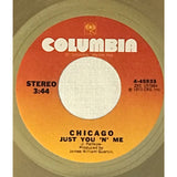 Chicago ’Just You ’N’ Me’ White Matte RIAA Gold 45 Award presented to founding member - RARE - Record Award