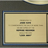 Chicago Look Away RIAA Gold Single Award - Record Award