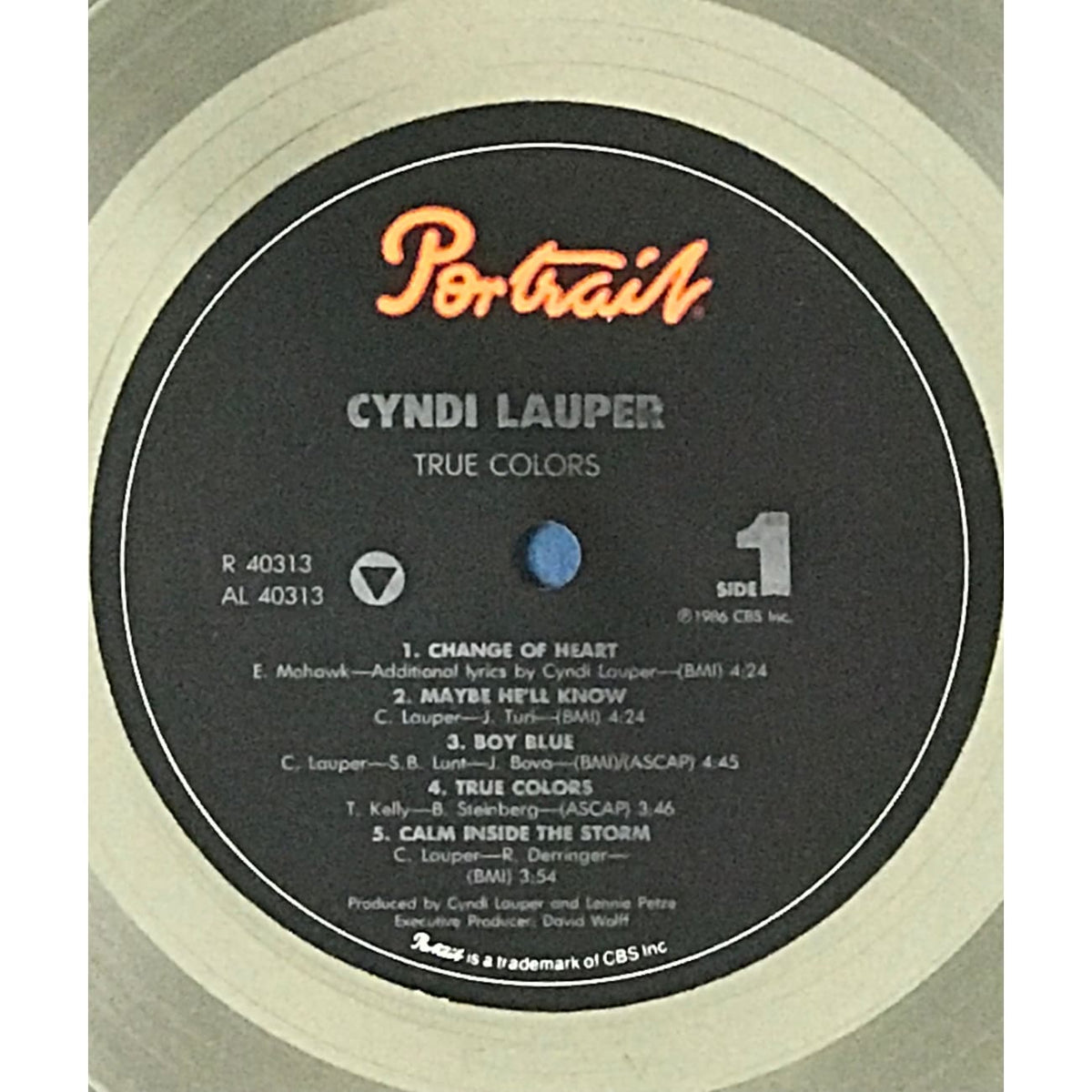 musicgoldmine.com - Cyndi Lauper True Colors RIAA Platinum