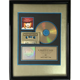 Cyndi Lauper Twelve Deadly Cyns RIAA Gold Album Award - Record Award