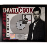 David Cook debut RIAA Platinum Album Award - Record Award