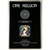 Def Leppard Hysteria CRIA Diamond Award - RARE - Record Award