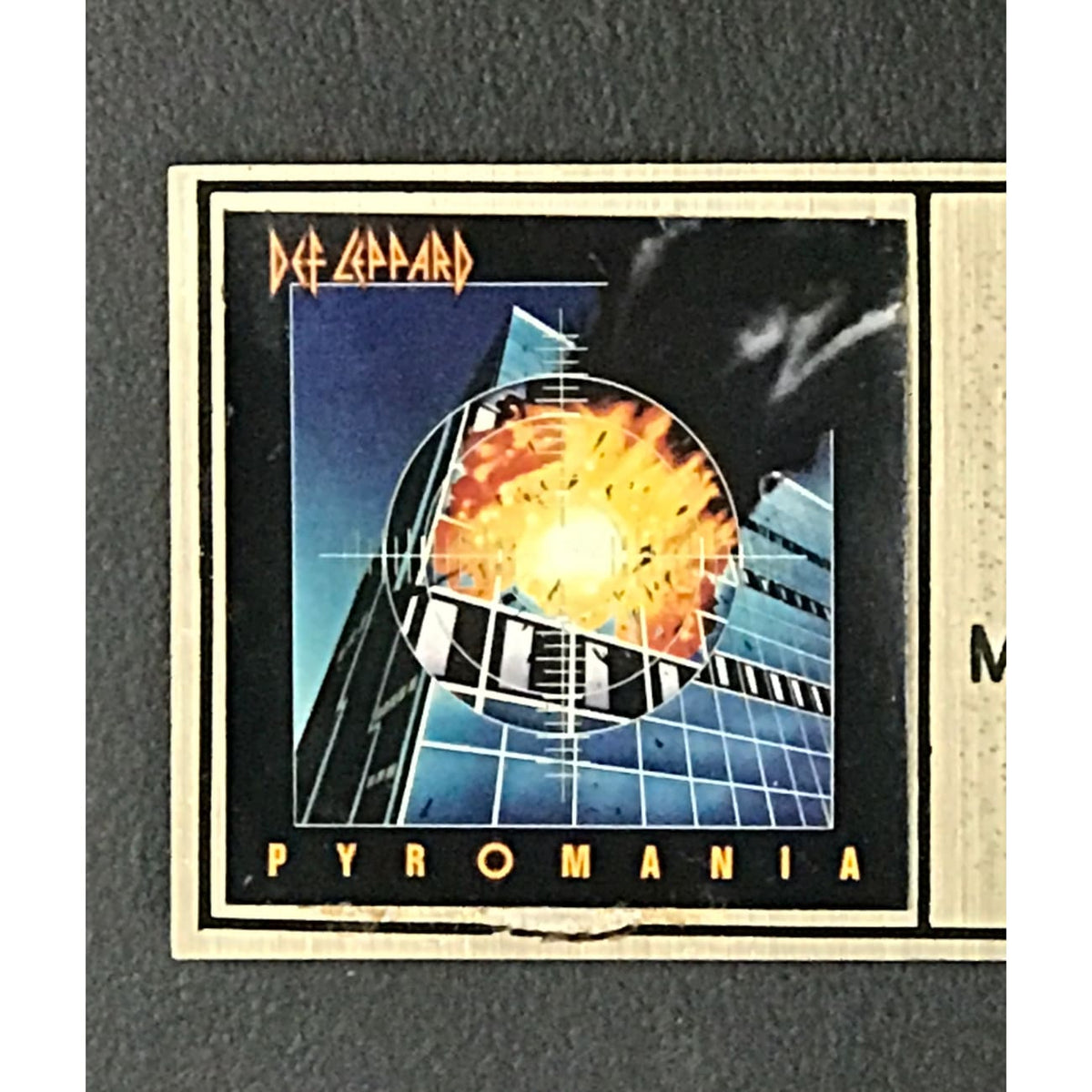 musicgoldmine.com - Def Leppard Pyromania RIAA Gold Album Award