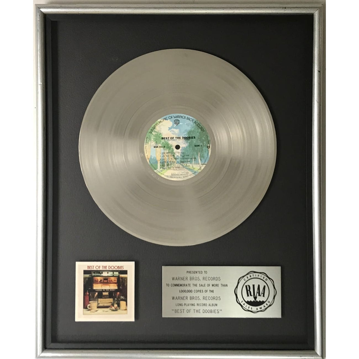 【24Kゴールド・ディスク】BEST OF THE DOOBIES musicgoldmine.com - Doobie Brothers Best Of The Doobies RIAA
