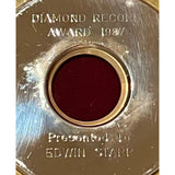 Edwin Starr 1987 Belgium Diamond Record Award - RARE - Record Award