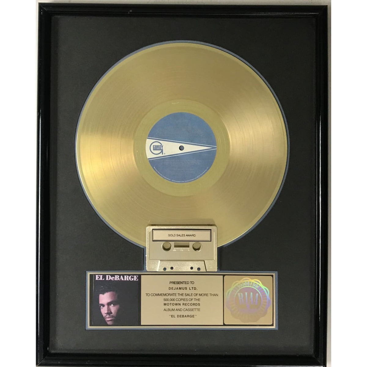 El Debarge debut RIAA Gold Album Award