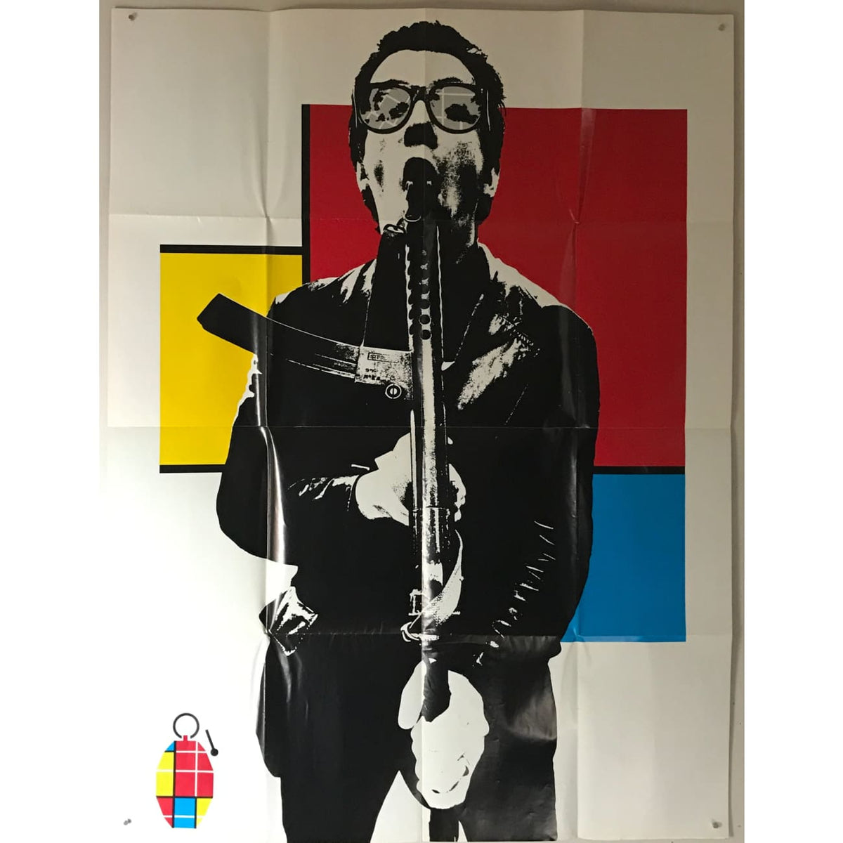 Musicgoldmine.com - Elvis Costello 80s LP Insert Poster – MusicGoldmine.com