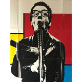 Elvis Costello 80s LP Insert Poster - Poster