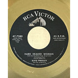 Elvis Presley ’Hard Headed Woman’ RIAA Gold 45 Award presented to Elvis Presley- RARE - Record Award