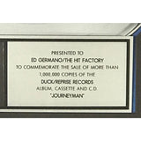 Eric Clapton Journeyman RIAA Platinum Album Award - Record Award