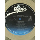 Europe Out Of This World RIAA Platinum Album Award - Record Award