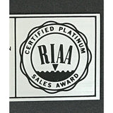 Foreigner Agent Provocateur RIAA Platinum Album Award - Record Award