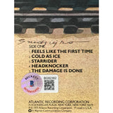 Foreigner debut album signed by Lou Gramm w/BAS COA - Music Memorabilia