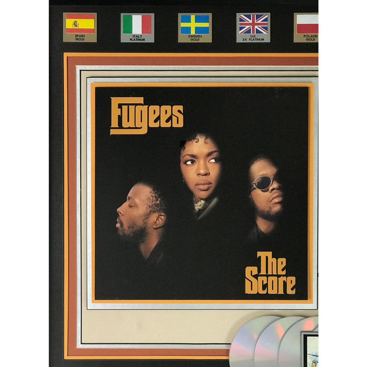 musicgoldmine.com - Fugees The Score Columbia Records 11M Sold
