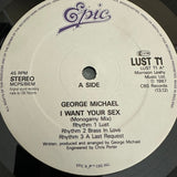 George Michael ’I Want Your Sex’ 12’’ Single Import 1987 LUST T1 - Media