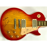 Gibson Les Paul guitar signed by Les Paul Larry Carlton Ace Frehley Kirk Hammett Joe Satriani Zakk Wylde w/BAS LOA - Guitar