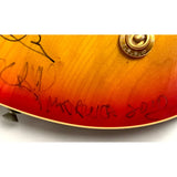 Gibson Les Paul guitar signed by Les Paul Larry Carlton Ace Frehley Kirk Hammett Joe Satriani Zakk Wylde w/BAS LOA - Guitar