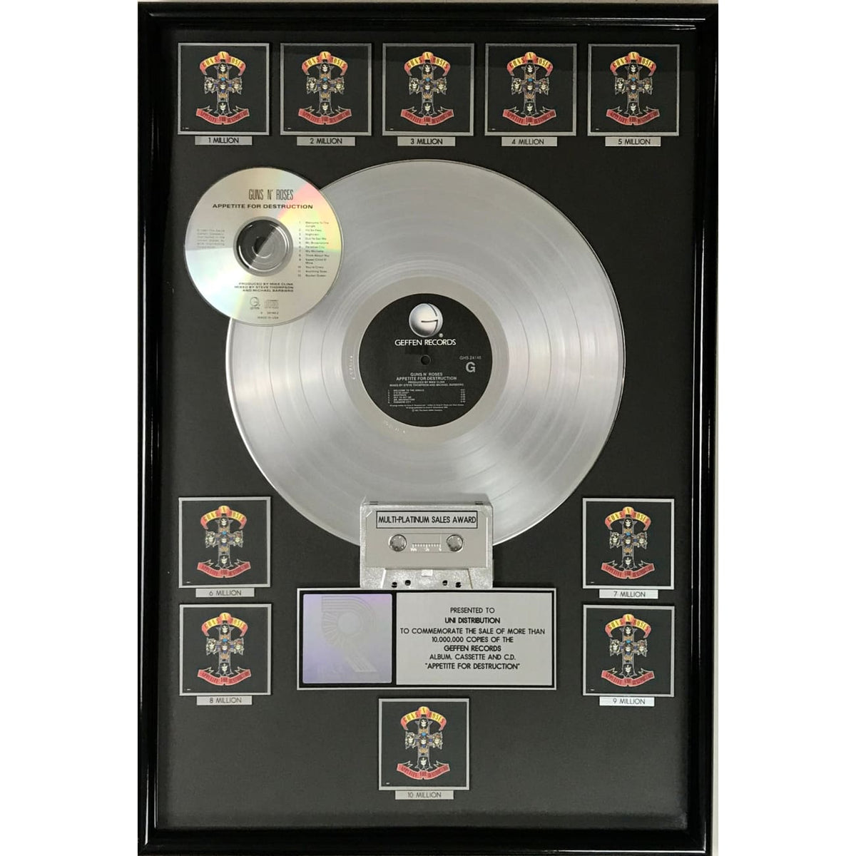 musicgoldmine.com - Guns N' Roses Appetite For Destruction RIAA